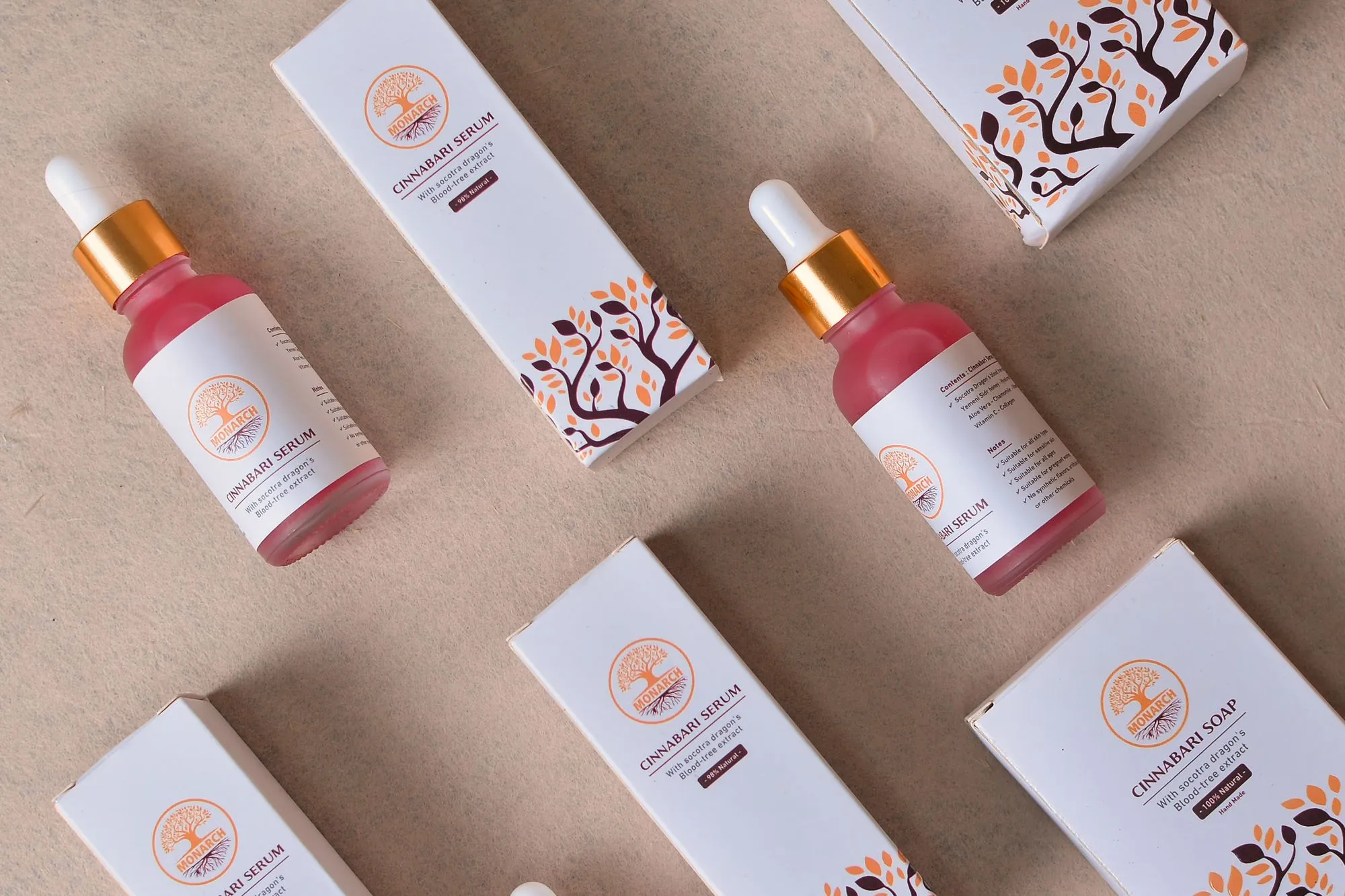 Serum bottles and boxes